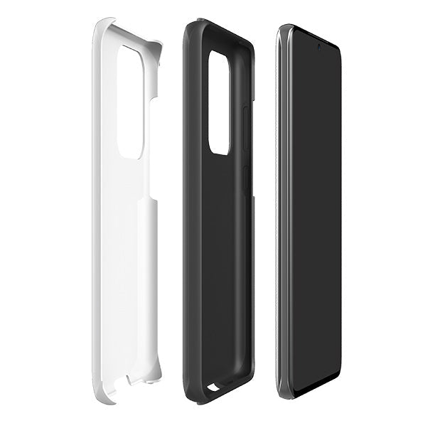 Samsung phone case-Cool Dog-Product Details Raised bevel to protect screen from scratches. Impact resistant polycarbonate shell and shock absorbing inner TPU liner. Secure fit with design wrapping around side of the case and full access to ports. Compatible with Qi-standard wireless charging. Thickness 1/8 inch (3mm), weight 30g. Compatibility See drop down menu for options, please select the right case as we print to order.-Stringberry
