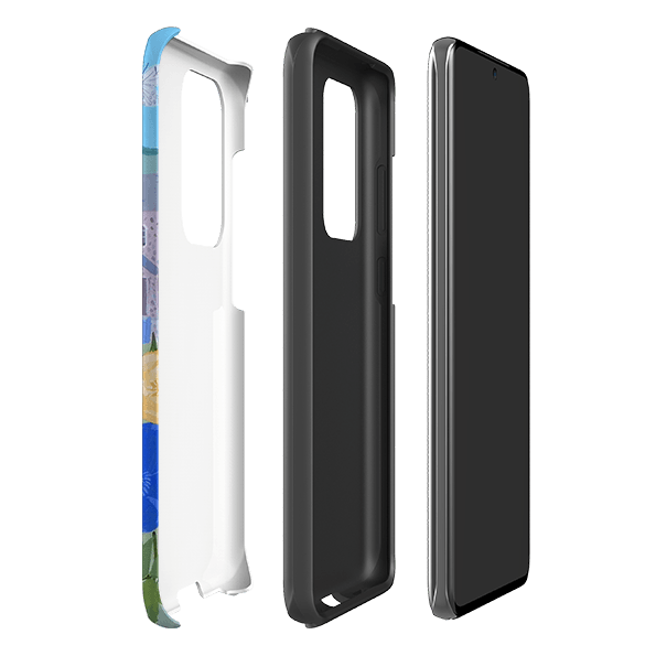 Samsung phone case-Cottage By Mary Stubberfield-Product Details Raised bevel to protect screen from scratches. Impact resistant polycarbonate shell and shock absorbing inner TPU liner. Secure fit with design wrapping around side of the case and full access to ports. Compatible with Qi-standard wireless charging. Thickness 1/8 inch (3mm), weight 30g. Compatibility See drop down menu for options, please select the right case as we print to order.-Stringberry