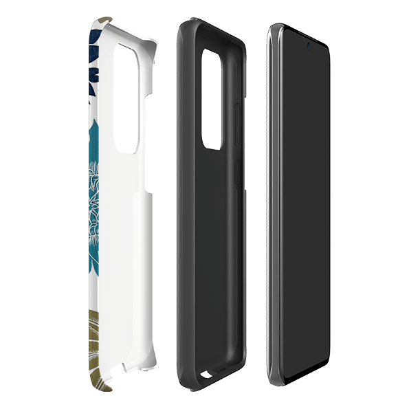 Samsung phone case-Cottage Garden Dragonfly By Kate Heiss-Product Details Raised bevel to protect screen from scratches. Impact resistant polycarbonate shell and shock absorbing inner TPU liner. Secure fit with design wrapping around side of the case and full access to ports. Compatible with Qi-standard wireless charging. Thickness 1/8 inch (3mm), weight 30g. Compatibility See drop down menu for options, please select the right case as we print to order.-Stringberry