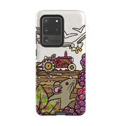 Samsung phone case-Country By Amelia Bowman-Product Details Raised bevel to protect screen from scratches. Impact resistant polycarbonate shell and shock absorbing inner TPU liner. Secure fit with design wrapping around side of the case and full access to ports. Compatible with Qi-standard wireless charging. Thickness 1/8 inch (3mm), weight 30g. Compatibility See drop down menu for options, please select the right case as we print to order.-Stringberry