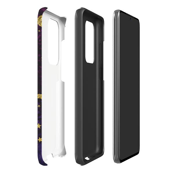Samsung phone case-Desert Nights-Product Details Raised bevel to protect screen from scratches. Impact resistant polycarbonate shell and shock absorbing inner TPU liner. Secure fit with design wrapping around side of the case and full access to ports. Compatible with Qi-standard wireless charging. Thickness 1/8 inch (3mm), weight 30g. Compatibility See drop down menu for options, please select the right case as we print to order.-Stringberry