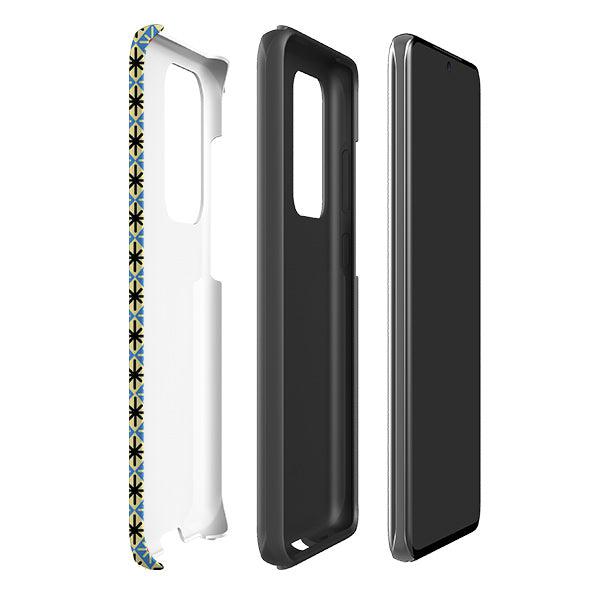 Samsung phone case-Diamonds By Cressida Bell-Product Details Raised bevel to protect screen from scratches. Impact resistant polycarbonate shell and shock absorbing inner TPU liner. Secure fit with design wrapping around side of the case and full access to ports. Compatible with Qi-standard wireless charging. Thickness 1/8 inch (3mm), weight 30g. Compatibility See drop down menu for options, please select the right case as we print to order.-Stringberry