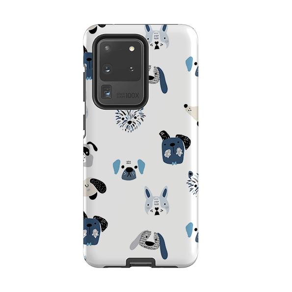 Samsung phone case-Dog Pattern-Product Details Raised bevel to protect screen from scratches. Impact resistant polycarbonate shell and shock absorbing inner TPU liner. Secure fit with design wrapping around side of the case and full access to ports. Compatible with Qi-standard wireless charging. Thickness 1/8 inch (3mm), weight 30g. Compatibility See drop down menu for options, please select the right case as we print to order.-Stringberry
