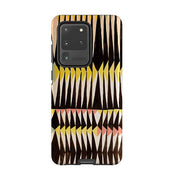 Samsung phone case-Dynamo By Sarah Campbell-Product Details Raised bevel to protect screen from scratches. Impact resistant polycarbonate shell and shock absorbing inner TPU liner. Secure fit with design wrapping around side of the case and full access to ports. Compatible with Qi-standard wireless charging. Thickness 1/8 inch (3mm), weight 30g. Compatibility See drop down menu for options, please select the right case as we print to order.-Stringberry