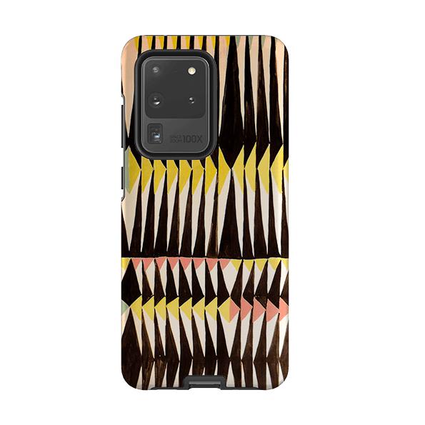 Samsung phone case-Dynamo By Sarah Campbell-Product Details Raised bevel to protect screen from scratches. Impact resistant polycarbonate shell and shock absorbing inner TPU liner. Secure fit with design wrapping around side of the case and full access to ports. Compatible with Qi-standard wireless charging. Thickness 1/8 inch (3mm), weight 30g. Compatibility See drop down menu for options, please select the right case as we print to order.-Stringberry