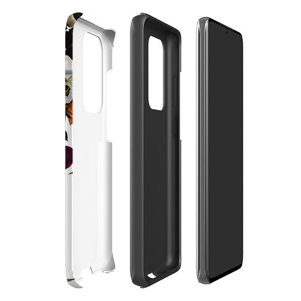 Samsung phone case-Endurance-Product Details Raised bevel to protect screen from scratches. Impact resistant polycarbonate shell and shock absorbing inner TPU liner. Secure fit with design wrapping around side of the case and full access to ports. Compatible with Qi-standard wireless charging. Thickness 1/8 inch (3mm), weight 30g. Compatibility See drop down menu for options, please select the right case as we print to order.-Stringberry