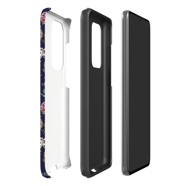 Samsung phone case-Fairytales-Product Details Raised bevel to protect screen from scratches. Impact resistant polycarbonate shell and shock absorbing inner TPU liner. Secure fit with design wrapping around side of the case and full access to ports. Compatible with Qi-standard wireless charging. Thickness 1/8 inch (3mm), weight 30g. Compatibility See drop down menu for options, please select the right case as we print to order.-Stringberry