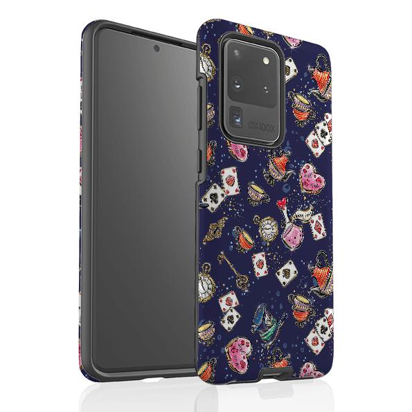 Samsung phone case-Fairytales-Product Details Raised bevel to protect screen from scratches. Impact resistant polycarbonate shell and shock absorbing inner TPU liner. Secure fit with design wrapping around side of the case and full access to ports. Compatible with Qi-standard wireless charging. Thickness 1/8 inch (3mm), weight 30g. Compatibility See drop down menu for options, please select the right case as we print to order.-Stringberry
