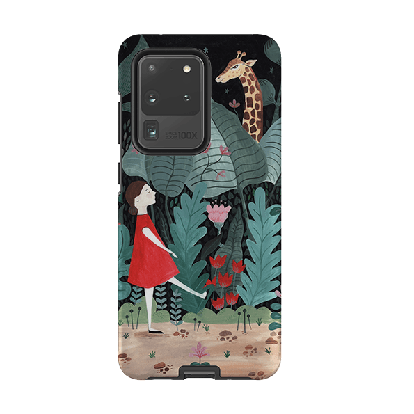 Samsung phone case-Fearless By Bex Parkin-Product Details Raised bevel to protect screen from scratches. Impact resistant polycarbonate shell and shock absorbing inner TPU liner. Secure fit with design wrapping around side of the case and full access to ports. Compatible with Qi-standard wireless charging. Thickness 1/8 inch (3mm), weight 30g. Compatibility See drop down menu for options, please select the right case as we print to order.-Stringberry