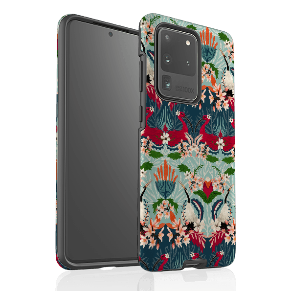 Samsung phone case-Fiesta By Katherine Quinn-Product Details Raised bevel to protect screen from scratches. Impact resistant polycarbonate shell and shock absorbing inner TPU liner. Secure fit with design wrapping around side of the case and full access to ports. Compatible with Qi-standard wireless charging. Thickness 1/8 inch (3mm), weight 30g. Compatibility See drop down menu for options, please select the right case as we print to order.-Stringberry