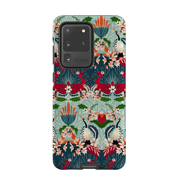 Samsung phone case-Fiesta By Katherine Quinn-Product Details Raised bevel to protect screen from scratches. Impact resistant polycarbonate shell and shock absorbing inner TPU liner. Secure fit with design wrapping around side of the case and full access to ports. Compatible with Qi-standard wireless charging. Thickness 1/8 inch (3mm), weight 30g. Compatibility See drop down menu for options, please select the right case as we print to order.-Stringberry