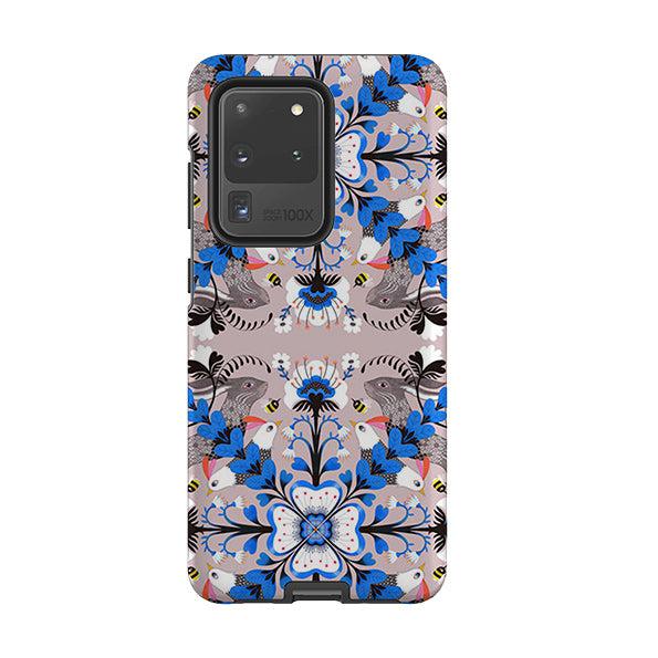 Samsung phone case-Flora And Fauna By Mia Underwood-Product Details Raised bevel to protect screen from scratches. Impact resistant polycarbonate shell and shock absorbing inner TPU liner. Secure fit with design wrapping around side of the case and full access to ports. Compatible with Qi-standard wireless charging. Thickness 1/8 inch (3mm), weight 30g. Compatibility See drop down menu for options, please select the right case as we print to order.-Stringberry