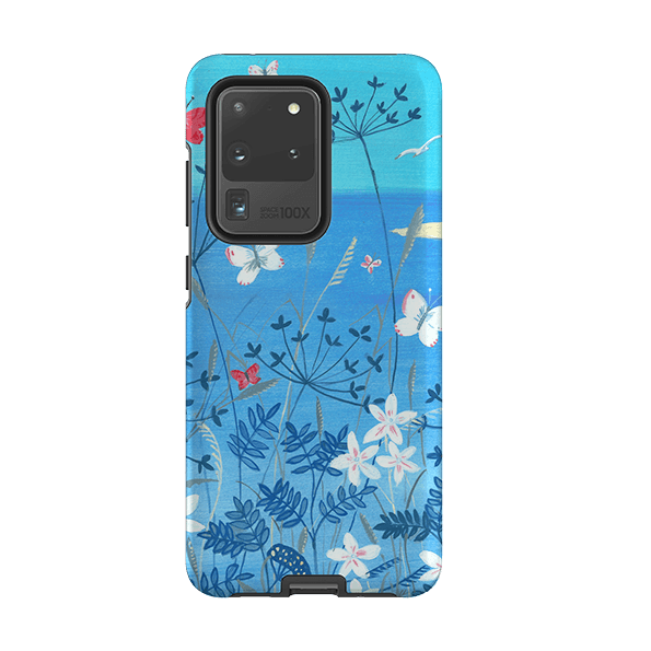 Samsung phone case-Floral By Mary Stubberfield-Product Details Raised bevel to protect screen from scratches. Impact resistant polycarbonate shell and shock absorbing inner TPU liner. Secure fit with design wrapping around side of the case and full access to ports. Compatible with Qi-standard wireless charging. Thickness 1/8 inch (3mm), weight 30g. Compatibility See drop down menu for options, please select the right case as we print to order.-Stringberry