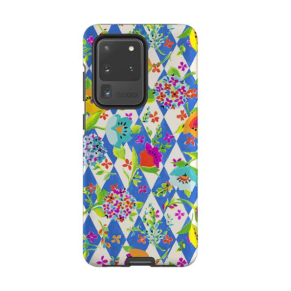 Samsung phone case-Florality By Sarah Campbell-Product Details Raised bevel to protect screen from scratches. Impact resistant polycarbonate shell and shock absorbing inner TPU liner. Secure fit with design wrapping around side of the case and full access to ports. Compatible with Qi-standard wireless charging. Thickness 1/8 inch (3mm), weight 30g. Compatibility See drop down menu for options, please select the right case as we print to order.-Stringberry
