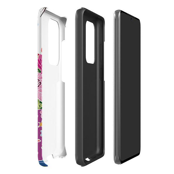 Samsung phone case-Flower Vase By Kate Heiss-Product Details Raised bevel to protect screen from scratches. Impact resistant polycarbonate shell and shock absorbing inner TPU liner. Secure fit with design wrapping around side of the case and full access to ports. Compatible with Qi-standard wireless charging. Thickness 1/8 inch (3mm), weight 30g. Compatibility See drop down menu for options, please select the right case as we print to order.-Stringberry