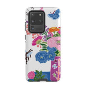 Samsung phone case-Flower Vase By Kate Heiss-Product Details Raised bevel to protect screen from scratches. Impact resistant polycarbonate shell and shock absorbing inner TPU liner. Secure fit with design wrapping around side of the case and full access to ports. Compatible with Qi-standard wireless charging. Thickness 1/8 inch (3mm), weight 30g. Compatibility See drop down menu for options, please select the right case as we print to order.-Stringberry
