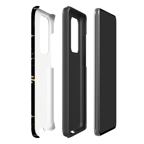 Samsung phone case-Fortune-Product Details Raised bevel to protect screen from scratches. Impact resistant polycarbonate shell and shock absorbing inner TPU liner. Secure fit with design wrapping around side of the case and full access to ports. Compatible with Qi-standard wireless charging. Thickness 1/8 inch (3mm), weight 30g. Compatibility See drop down menu for options, please select the right case as we print to order.-Stringberry