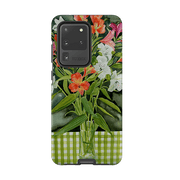 Samsung phone case-Fresias By Mary Stubberfield-Product Details Raised bevel to protect screen from scratches. Impact resistant polycarbonate shell and shock absorbing inner TPU liner. Secure fit with design wrapping around side of the case and full access to ports. Compatible with Qi-standard wireless charging. Thickness 1/8 inch (3mm), weight 30g. Compatibility See drop down menu for options, please select the right case as we print to order.-Stringberry