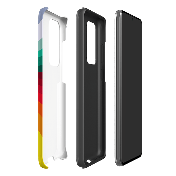 Samsung phone case-Full Spectrum By Kitty Joseph-Product Details Raised bevel to protect screen from scratches. Impact resistant polycarbonate shell and shock absorbing inner TPU liner. Secure fit with design wrapping around side of the case and full access to ports. Compatible with Qi-standard wireless charging. Thickness 1/8 inch (3mm), weight 30g. Compatibility See drop down menu for options, please select the right case as we print to order.-Stringberry