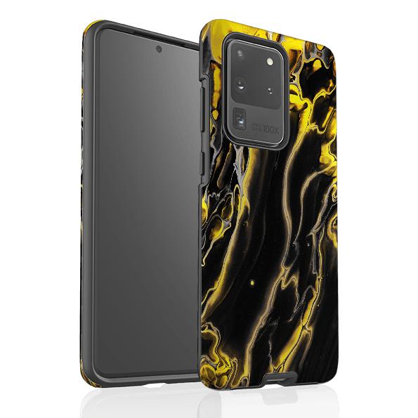 Samsung phone case-Furnace-Product Details Raised bevel to protect screen from scratches. Impact resistant polycarbonate shell and shock absorbing inner TPU liner. Secure fit with design wrapping around side of the case and full access to ports. Compatible with Qi-standard wireless charging. Thickness 1/8 inch (3mm), weight 30g. Compatibility See drop down menu for options, please select the right case as we print to order.-Stringberry