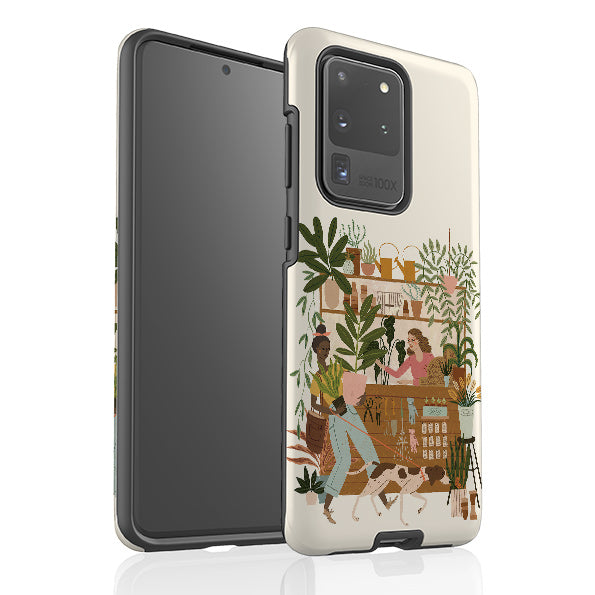 Samsung phone case-Garden Shop By Meghann Rader-Product Details Raised bevel to protect screen from scratches. Impact resistant polycarbonate shell and shock absorbing inner TPU liner. Secure fit with design wrapping around side of the case and full access to ports. Compatible with Qi-standard wireless charging. Thickness 1/8 inch (3mm), weight 30g. Compatibility See drop down menu for options, please select the right case as we print to order.-Stringberry