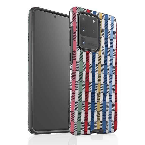 Samsung phone case-Garden Wedgewood By Sarah Campbell-Product Details Raised bevel to protect screen from scratches. Impact resistant polycarbonate shell and shock absorbing inner TPU liner. Secure fit with design wrapping around side of the case and full access to ports. Compatible with Qi-standard wireless charging. Thickness 1/8 inch (3mm), weight 30g. Compatibility See drop down menu for options, please select the right case as we print to order.-Stringberry
