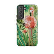 Samsung phone case-Girlfriend By Caroline Bonne Muller-Product Details Raised bevel to protect screen from scratches. Impact resistant polycarbonate shell and shock absorbing inner TPU liner. Secure fit with design wrapping around side of the case and full access to ports. Compatible with Qi-standard wireless charging. Thickness 1/8 inch (3mm), weight 30g. Compatibility See drop down menu for options, please select the right case as we print to order.-Stringberry