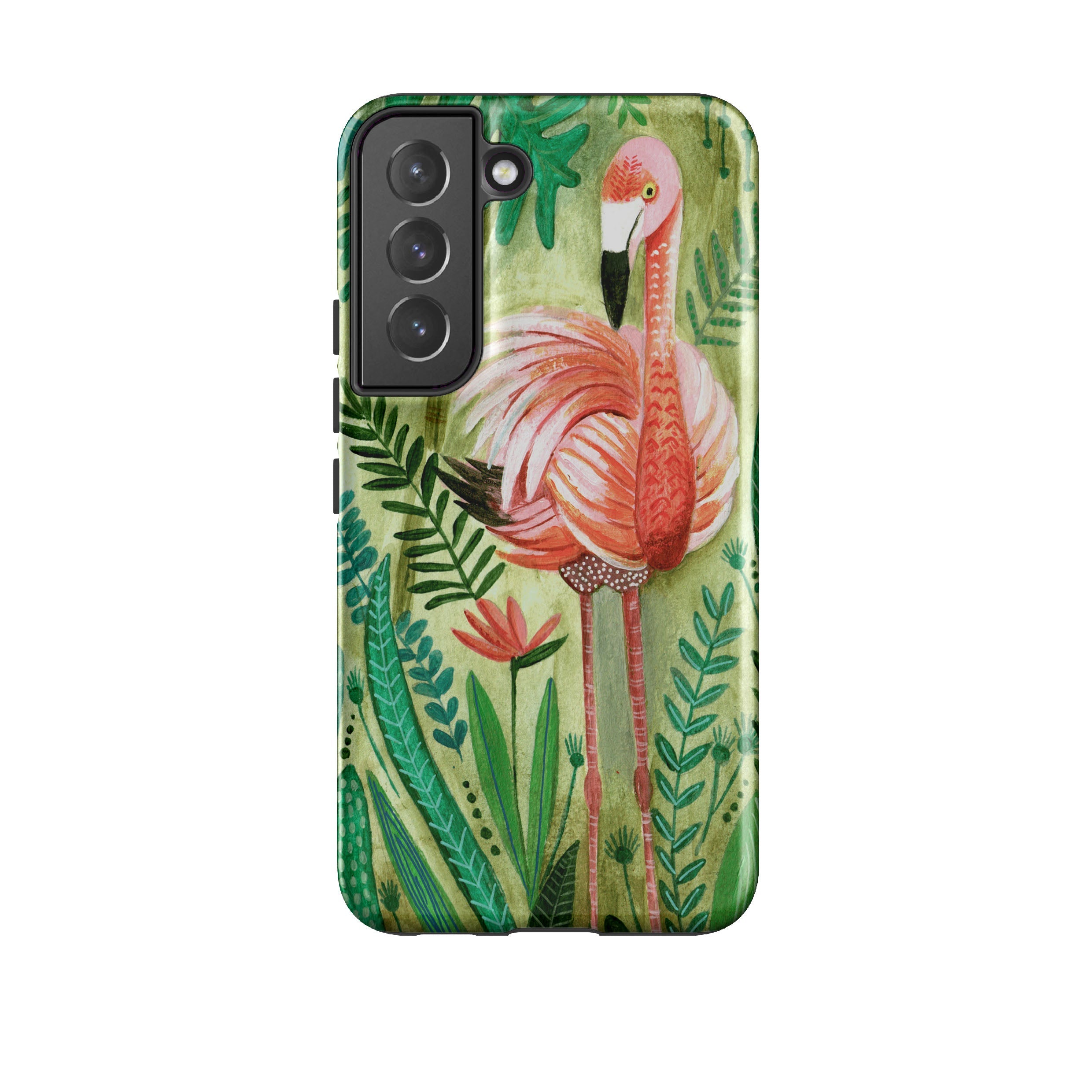 Samsung phone case-Girlfriend By Caroline Bonne Muller-Product Details Raised bevel to protect screen from scratches. Impact resistant polycarbonate shell and shock absorbing inner TPU liner. Secure fit with design wrapping around side of the case and full access to ports. Compatible with Qi-standard wireless charging. Thickness 1/8 inch (3mm), weight 30g. Compatibility See drop down menu for options, please select the right case as we print to order.-Stringberry
