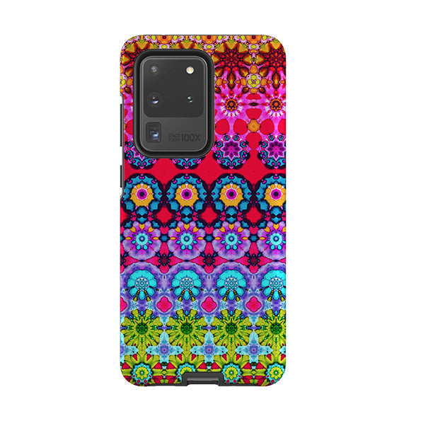 Samsung phone case-Glastonbury-Product Details Raised bevel to protect screen from scratches. Impact resistant polycarbonate shell and shock absorbing inner TPU liner. Secure fit with design wrapping around side of the case and full access to ports. Compatible with Qi-standard wireless charging. Thickness 1/8 inch (3mm), weight 30g. Compatibility See drop down menu for options, please select the right case as we print to order.-Stringberry