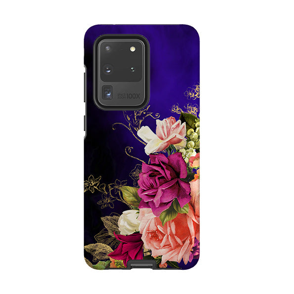 Samsung phone case-Goodnight-Product Details Raised bevel to protect screen from scratches. Impact resistant polycarbonate shell and shock absorbing inner TPU liner. Secure fit with design wrapping around side of the case and full access to ports. Compatible with Qi-standard wireless charging. Thickness 1/8 inch (3mm), weight 30g. Compatibility See drop down menu for options, please select the right case as we print to order.-Stringberry