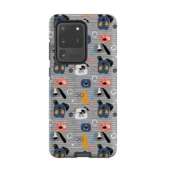 Samsung phone case-Groucho Barks-Product Details Raised bevel to protect screen from scratches. Impact resistant polycarbonate shell and shock absorbing inner TPU liner. Secure fit with design wrapping around side of the case and full access to ports. Compatible with Qi-standard wireless charging. Thickness 1/8 inch (3mm), weight 30g. Compatibility See drop down menu for options, please select the right case as we print to order.-Stringberry