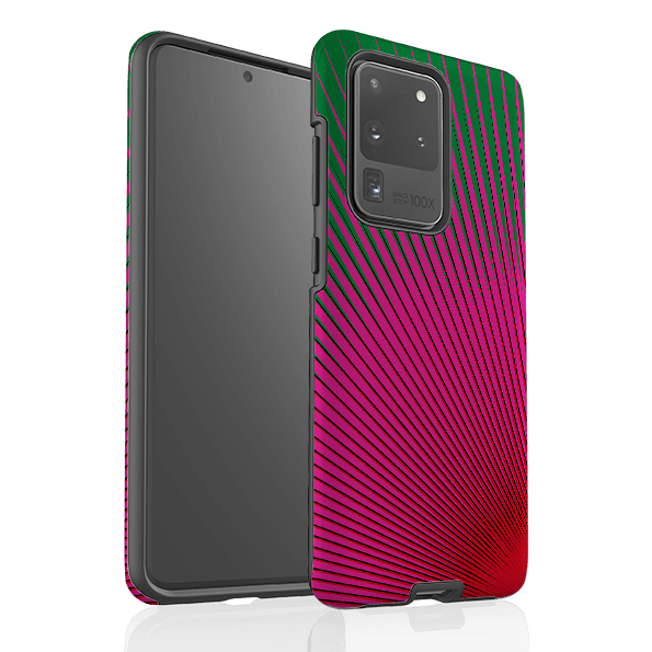 Samsung phone case-Halos Cactus By Kitty Joseph-Product Details Raised bevel to protect screen from scratches. Impact resistant polycarbonate shell and shock absorbing inner TPU liner. Secure fit with design wrapping around side of the case and full access to ports. Compatible with Qi-standard wireless charging. Thickness 1/8 inch (3mm), weight 30g. Compatibility See drop down menu for options, please select the right case as we print to order.-Stringberry