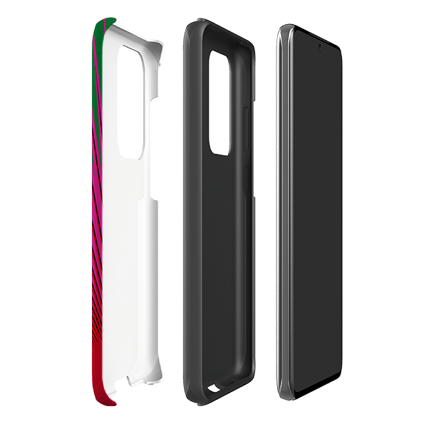 Samsung phone case-Halos Cactus By Kitty Joseph-Product Details Raised bevel to protect screen from scratches. Impact resistant polycarbonate shell and shock absorbing inner TPU liner. Secure fit with design wrapping around side of the case and full access to ports. Compatible with Qi-standard wireless charging. Thickness 1/8 inch (3mm), weight 30g. Compatibility See drop down menu for options, please select the right case as we print to order.-Stringberry