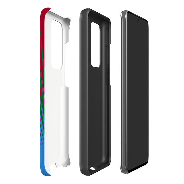 Samsung phone case-Halos Firework By Kitty Joseph-Product Details Raised bevel to protect screen from scratches. Impact resistant polycarbonate shell and shock absorbing inner TPU liner. Secure fit with design wrapping around side of the case and full access to ports. Compatible with Qi-standard wireless charging. Thickness 1/8 inch (3mm), weight 30g. Compatibility See drop down menu for options, please select the right case as we print to order.-Stringberry