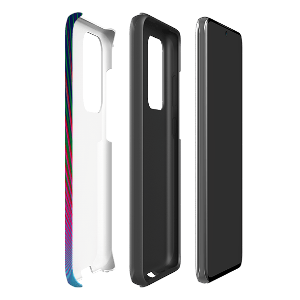 Samsung phone case-Halos Star By Kitty Joseph-Product Details Raised bevel to protect screen from scratches. Impact resistant polycarbonate shell and shock absorbing inner TPU liner. Secure fit with design wrapping around side of the case and full access to ports. Compatible with Qi-standard wireless charging. Thickness 1/8 inch (3mm), weight 30g. Compatibility See drop down menu for options, please select the right case as we print to order.-Stringberry