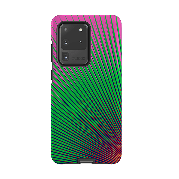 Samsung phone case-Halos Watermelon By Kitty Joseph-Product Details Raised bevel to protect screen from scratches. Impact resistant polycarbonate shell and shock absorbing inner TPU liner. Secure fit with design wrapping around side of the case and full access to ports. Compatible with Qi-standard wireless charging. Thickness 1/8 inch (3mm), weight 30g. Compatibility See drop down menu for options, please select the right case as we print to order.-Stringberry