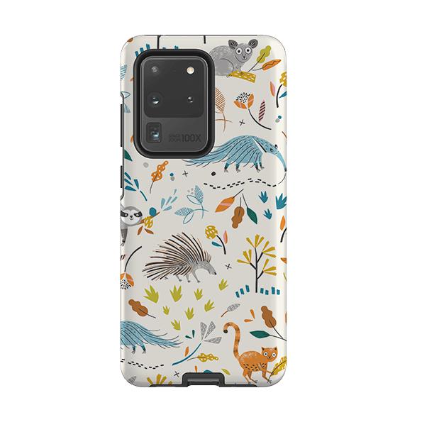Samsung phone case-Hanging Around By Ali Brookes-Product Details Raised bevel to protect screen from scratches. Impact resistant polycarbonate shell and shock absorbing inner TPU liner. Secure fit with design wrapping around side of the case and full access to ports. Compatible with Qi-standard wireless charging. Thickness 1/8 inch (3mm), weight 30g. Compatibility See drop down menu for options, please select the right case as we print to order.-Stringberry