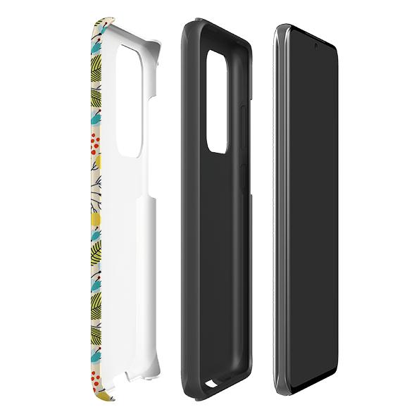 Samsung phone case-Hanwell-Product Details Raised bevel to protect screen from scratches. Impact resistant polycarbonate shell and shock absorbing inner TPU liner. Secure fit with design wrapping around side of the case and full access to ports. Compatible with Qi-standard wireless charging. Thickness 1/8 inch (3mm), weight 30g. Compatibility See drop down menu for options, please select the right case as we print to order.-Stringberry