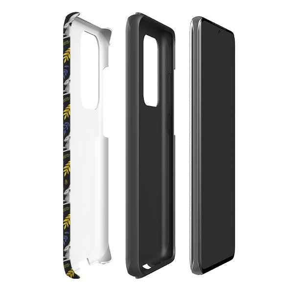 Samsung phone case-Hares By Catherine Rowe-Product Details Raised bevel to protect screen from scratches. Impact resistant polycarbonate shell and shock absorbing inner TPU liner. Secure fit with design wrapping around side of the case and full access to ports. Compatible with Qi-standard wireless charging. Thickness 1/8 inch (3mm), weight 30g. Compatibility See drop down menu for options, please select the right case as we print to order.-Stringberry