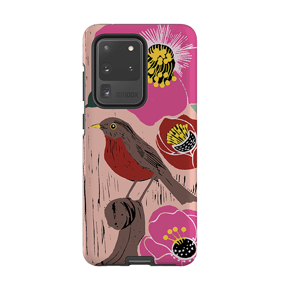 Samsung phone case-Hellebore By Kate Heiss-Product Details Raised bevel to protect screen from scratches. Impact resistant polycarbonate shell and shock absorbing inner TPU liner. Secure fit with design wrapping around side of the case and full access to ports. Compatible with Qi-standard wireless charging. Thickness 1/8 inch (3mm), weight 30g. Compatibility See drop down menu for options, please select the right case as we print to order.-Stringberry