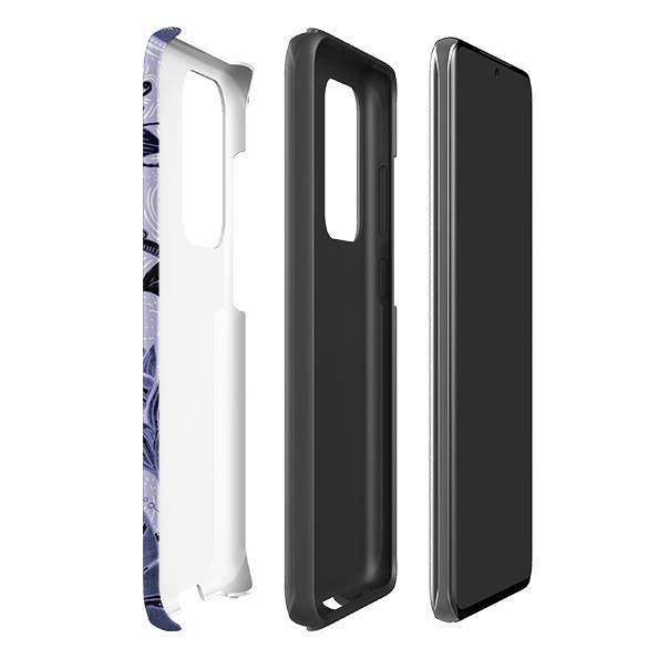 Samsung phone case-Hidcote 3-Product Details Raised bevel to protect screen from scratches. Impact resistant polycarbonate shell and shock absorbing inner TPU liner. Secure fit with design wrapping around side of the case and full access to ports. Compatible with Qi-standard wireless charging. Thickness 1/8 inch (3mm), weight 30g. Compatibility See drop down menu for options, please select the right case as we print to order.-Stringberry