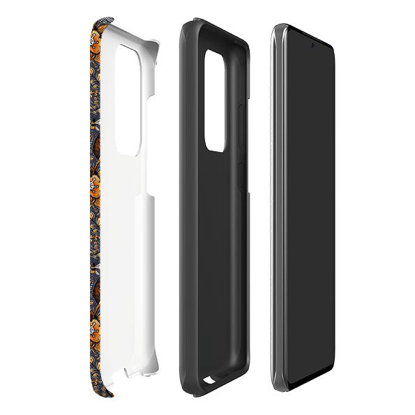 Samsung phone case-Hidcote Pattern-Product Details Raised bevel to protect screen from scratches. Impact resistant polycarbonate shell and shock absorbing inner TPU liner. Secure fit with design wrapping around side of the case and full access to ports. Compatible with Qi-standard wireless charging. Thickness 1/8 inch (3mm), weight 30g. Compatibility See drop down menu for options, please select the right case as we print to order.-Stringberry