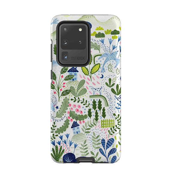 Samsung phone case-Home By Bex Parkin-Product Details Raised bevel to protect screen from scratches. Impact resistant polycarbonate shell and shock absorbing inner TPU liner. Secure fit with design wrapping around side of the case and full access to ports. Compatible with Qi-standard wireless charging. Thickness 1/8 inch (3mm), weight 30g. Compatibility See drop down menu for options, please select the right case as we print to order.-Stringberry