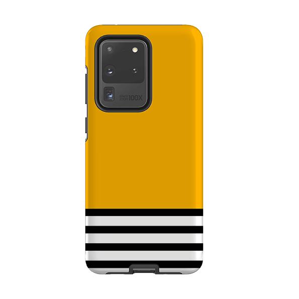 Samsung phone case-Honey And Stripes-Product Details Raised bevel to protect screen from scratches. Impact resistant polycarbonate shell and shock absorbing inner TPU liner. Secure fit with design wrapping around side of the case and full access to ports. Compatible with Qi-standard wireless charging. Thickness 1/8 inch (3mm), weight 30g. Compatibility See drop down menu for options, please select the right case as we print to order.-Stringberry