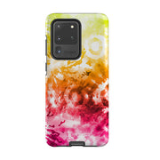 Samsung phone case-Hopscotch-Product Details Raised bevel to protect screen from scratches. Impact resistant polycarbonate shell and shock absorbing inner TPU liner. Secure fit with design wrapping around side of the case and full access to ports. Compatible with Qi-standard wireless charging. Thickness 1/8 inch (3mm), weight 30g. Compatibility See drop down menu for options, please select the right case as we print to order.-Stringberry