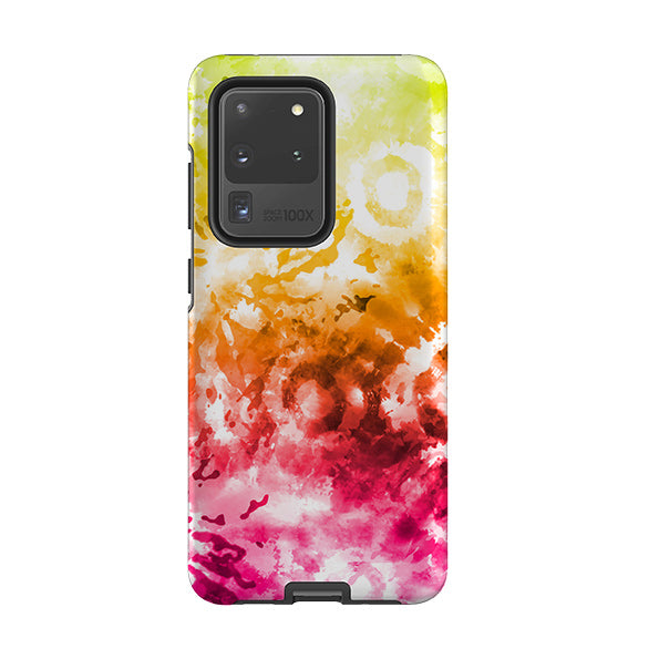 Samsung phone case-Hopscotch-Product Details Raised bevel to protect screen from scratches. Impact resistant polycarbonate shell and shock absorbing inner TPU liner. Secure fit with design wrapping around side of the case and full access to ports. Compatible with Qi-standard wireless charging. Thickness 1/8 inch (3mm), weight 30g. Compatibility See drop down menu for options, please select the right case as we print to order.-Stringberry