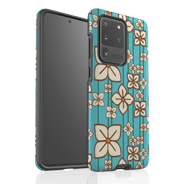 Samsung phone case-Hydrangea By Amelia Bowman-Product Details Raised bevel to protect screen from scratches. Impact resistant polycarbonate shell and shock absorbing inner TPU liner. Secure fit with design wrapping around side of the case and full access to ports. Compatible with Qi-standard wireless charging. Thickness 1/8 inch (3mm), weight 30g. Compatibility See drop down menu for options, please select the right case as we print to order.-Stringberry