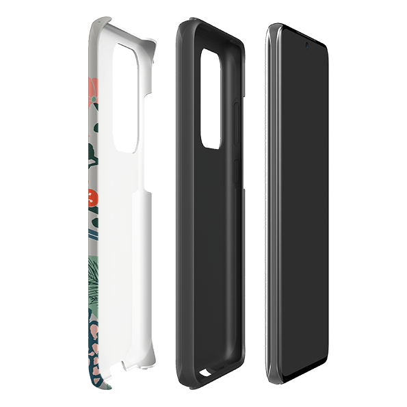 Samsung phone case-In The Garden By Kate Heiss-Product Details Raised bevel to protect screen from scratches. Impact resistant polycarbonate shell and shock absorbing inner TPU liner. Secure fit with design wrapping around side of the case and full access to ports. Compatible with Qi-standard wireless charging. Thickness 1/8 inch (3mm), weight 30g. Compatibility See drop down menu for options, please select the right case as we print to order.-Stringberry