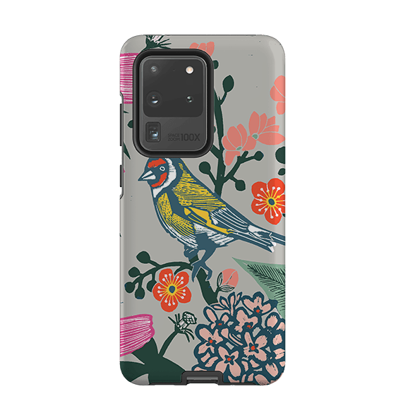 Samsung phone case-In The Garden By Kate Heiss-Product Details Raised bevel to protect screen from scratches. Impact resistant polycarbonate shell and shock absorbing inner TPU liner. Secure fit with design wrapping around side of the case and full access to ports. Compatible with Qi-standard wireless charging. Thickness 1/8 inch (3mm), weight 30g. Compatibility See drop down menu for options, please select the right case as we print to order.-Stringberry