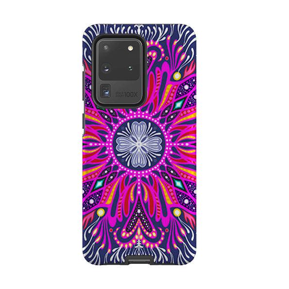 Samsung phone case-Iris 1 By Mia Underwood-Product Details Raised bevel to protect screen from scratches. Impact resistant polycarbonate shell and shock absorbing inner TPU liner. Secure fit with design wrapping around side of the case and full access to ports. Compatible with Qi-standard wireless charging. Thickness 1/8 inch (3mm), weight 30g. Compatibility See drop down menu for options, please select the right case as we print to order.-Stringberry